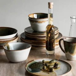 Jules middagsservise sett 12 deler grønn