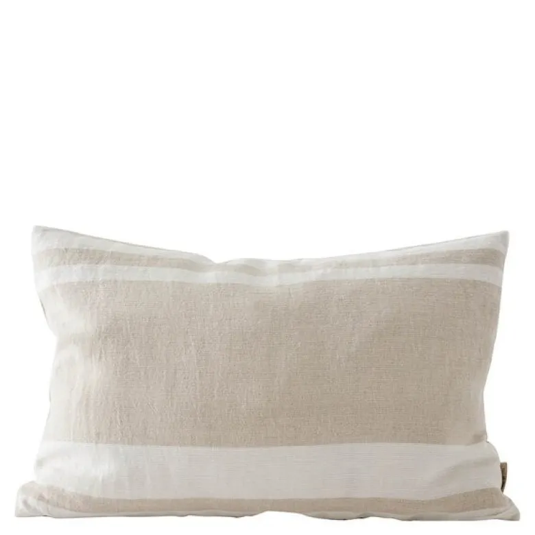 Jules putetrekk i lin 40x60 cm beige striper