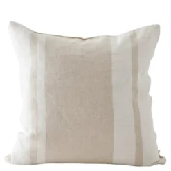Jules putetrekk i lin 50x50 cm beige striper