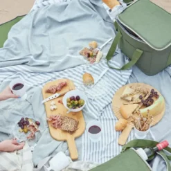 Juni piknik glass på stett 30 cl 4 stk