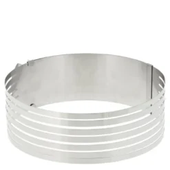 Justerbar kakedeler 24-30x8 cm stål