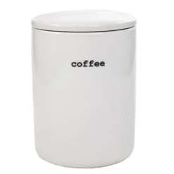 Kaffebeholder 17 cm hvit