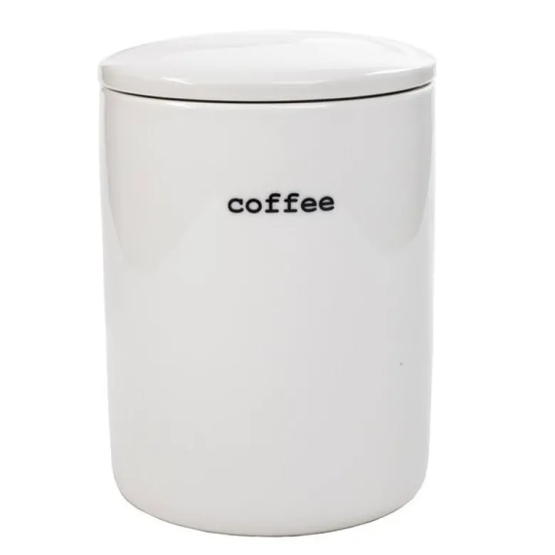 Kaffebeholder 17 cm hvit
