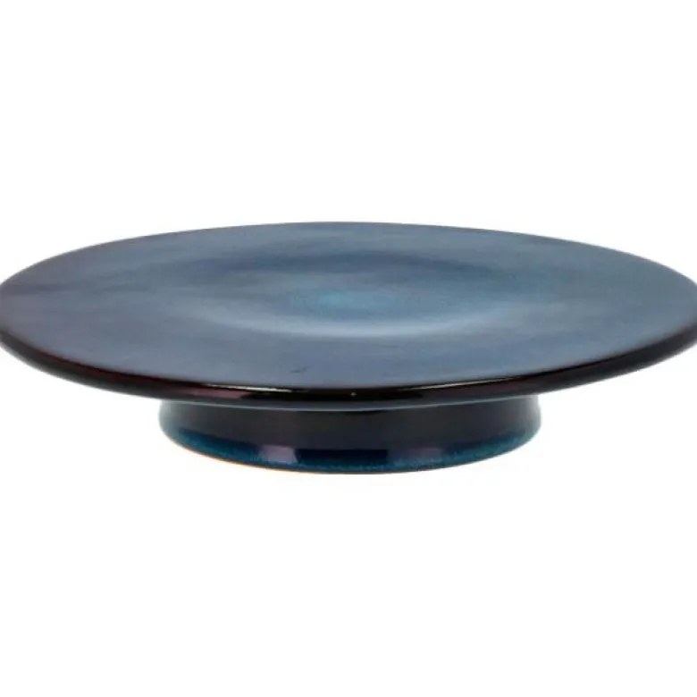 Kakefat med stett 30x5,5 cm mørkblå