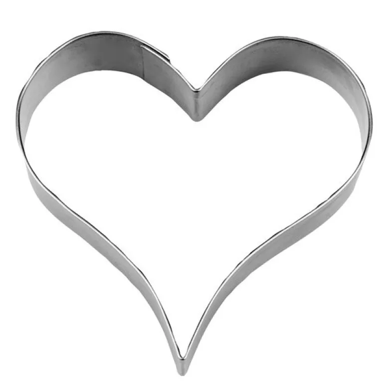 Kakeform hjerte 6 cm