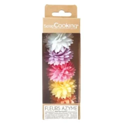 Kakepynt dahlia 7g 5 stk multi