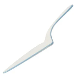 Kakespade 28 cm hvit/blå