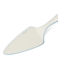 Kakespade 28 cm hvit/blå