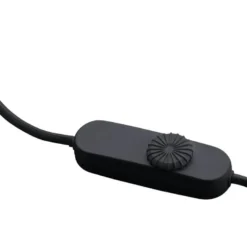 Kami bordlampe 46 cm rispapir/eik