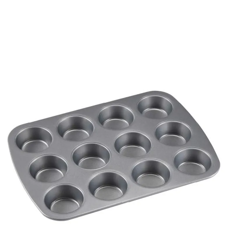 Karabo muffinsform 12 stk grå