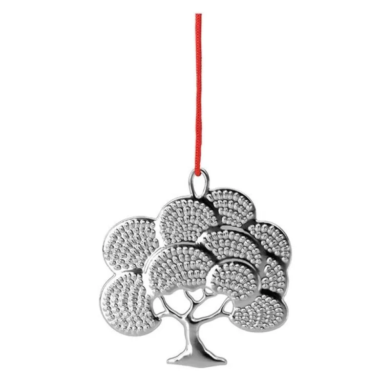 Karen Blixen ornament 6,5 cm Karen's oak sølv