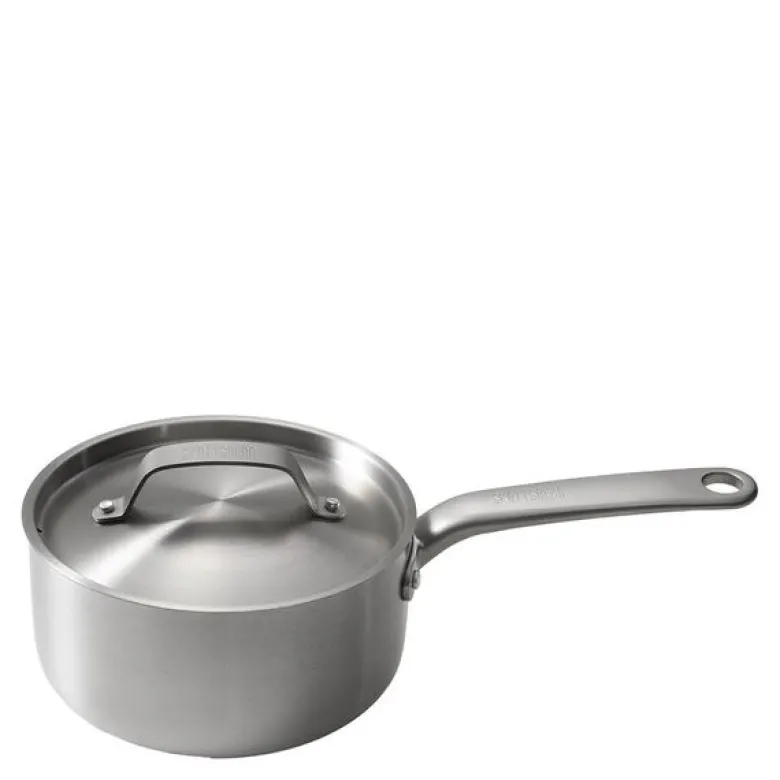 Kasserolle med lokk 18 cm/2,2L rustfritt stål