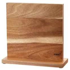 Kaya knivstativ magnet på 2 sider 24x10x2 cm akasie