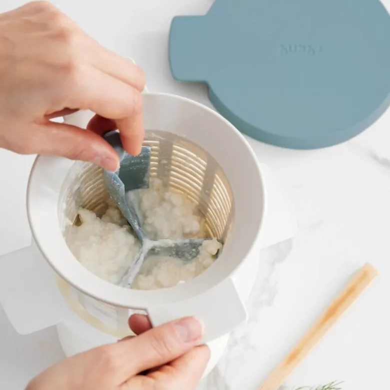 Kefir & Yoghurt Maker produksjonsbeholder 2 deler blå