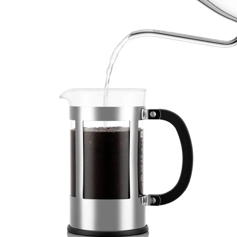 Kenya presskanne 1L 8 kopper forkrommet