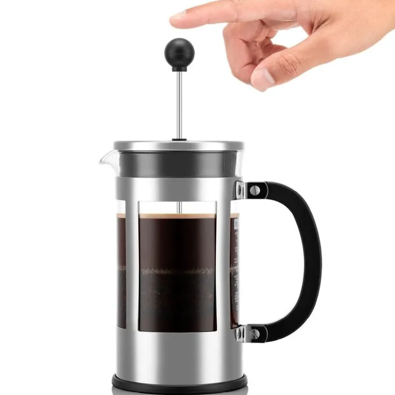 Kenya presskanne 1L 8 kopper forkrommet