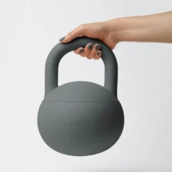 Kettlebell 4,54 kg kullgrå