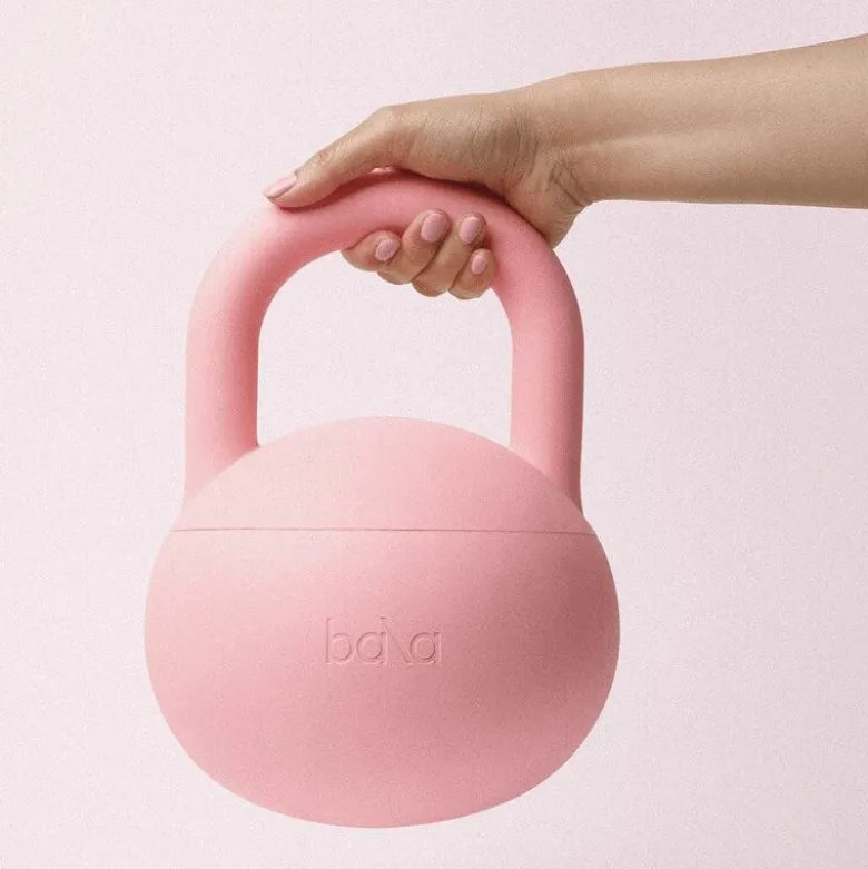 Kettlebell 4,54 kg rosa