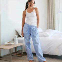 Khios pyjamasbukse dame S blå