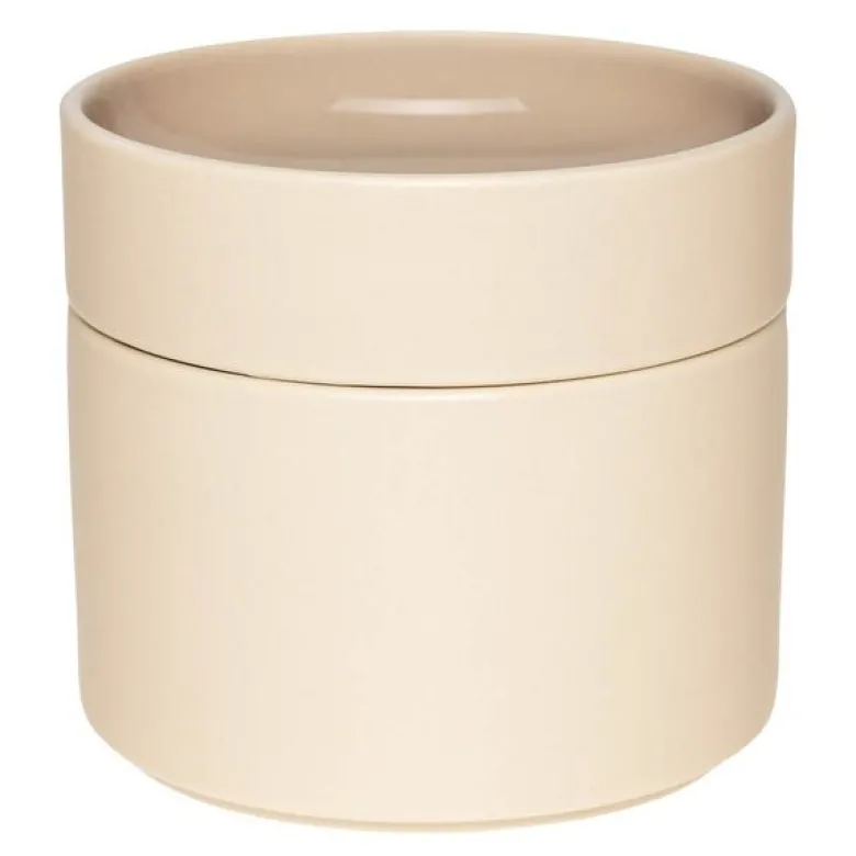 Kirnu dekorativ krukke 11x10 cm beige