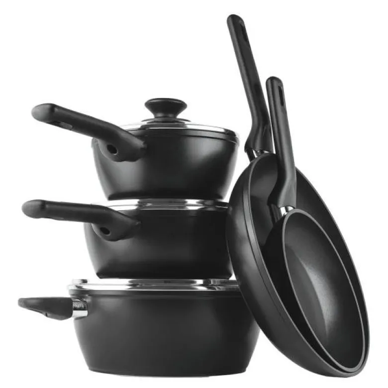 Kitchen Essentials grytesett 5 deler svart
