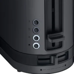 KitchenMinis brødrister med lang rille 900W svart