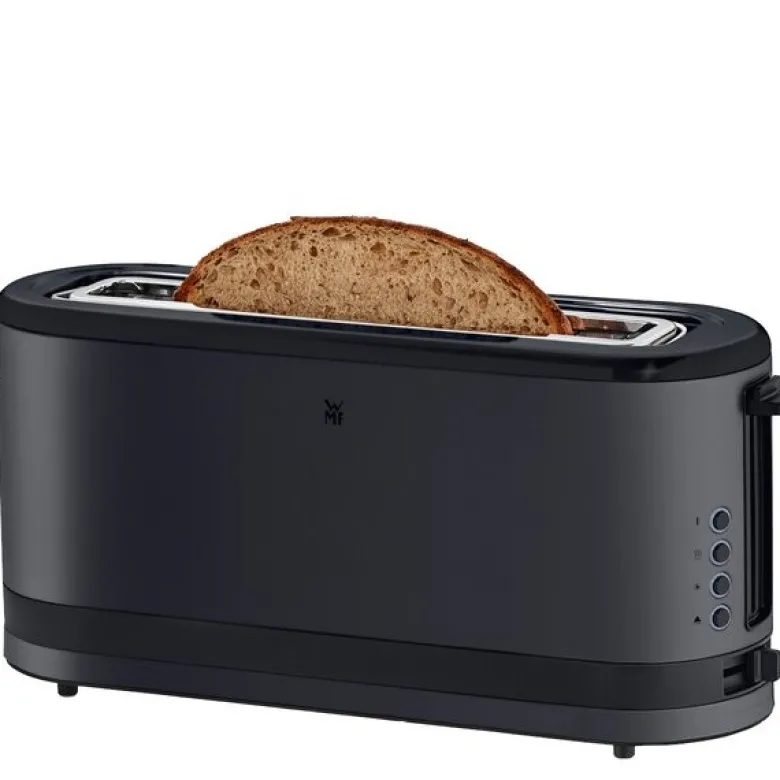 KitchenMinis brødrister med lang rille 900W svart
