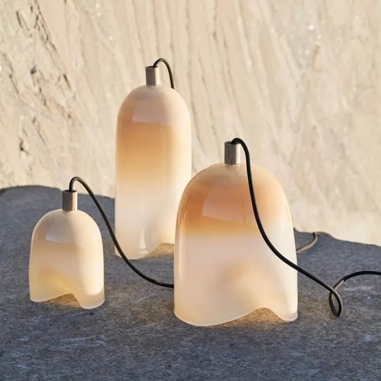 Klem lampe liten 18 cm pearl