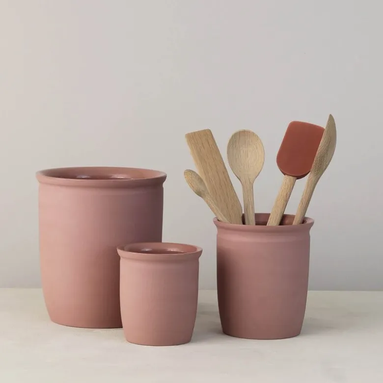 Knabstrup syltekrukke 2L mørk rosa