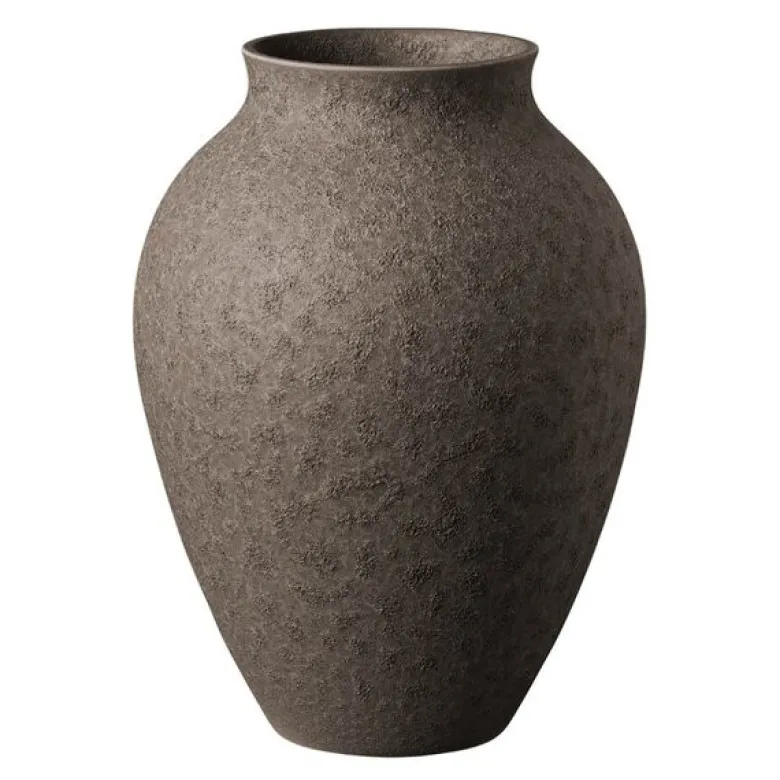 Knabstrup vase 20 cm bark