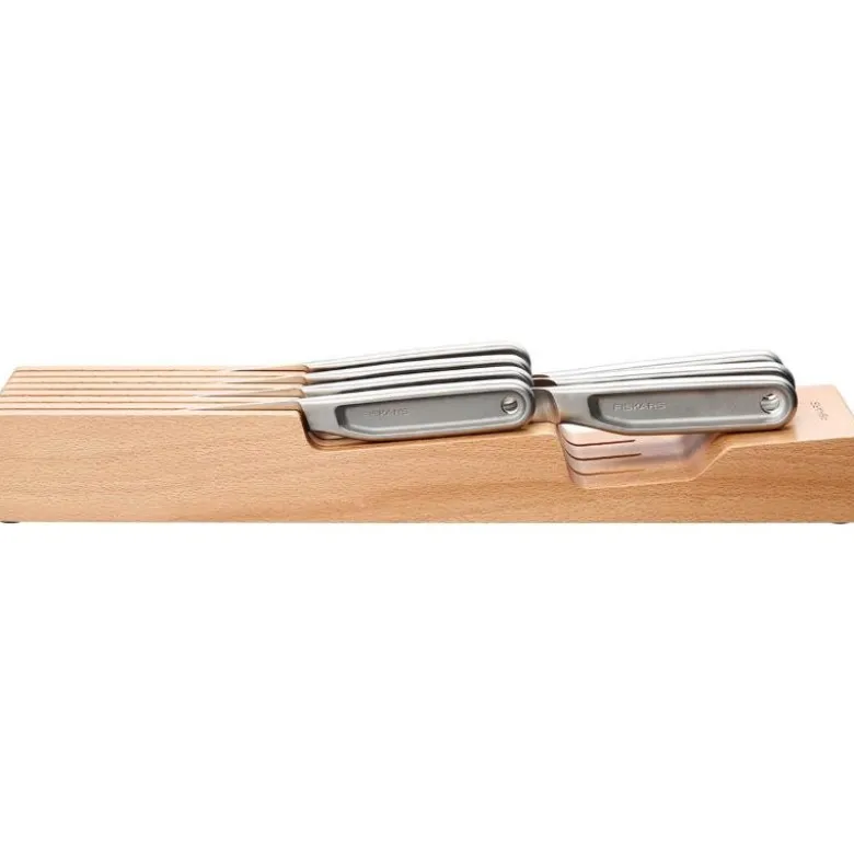 Knivblokk liggende 42x10x5,5 cm tre