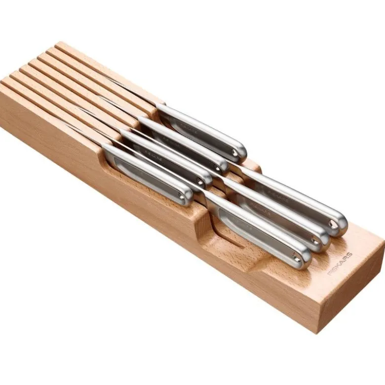 Knivblokk liggende 42x10x5,5 cm tre