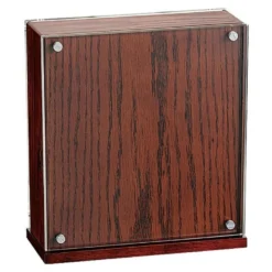 Knivblokk 26x24x10 cm brun