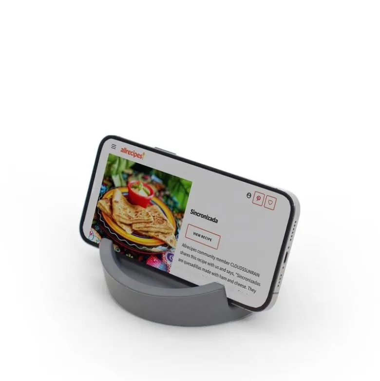 Kokebokstativ til nettbrett/mobil 11,4 cm grafittgrå