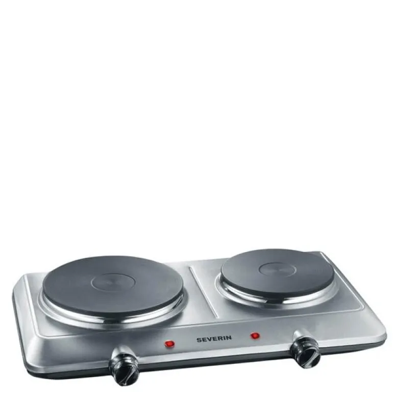 Kokeplate dobbel DK1014 2500W rustfritt stål