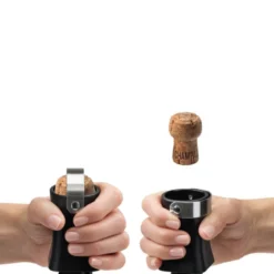 Korkåpner 4,5x6,5 cm svart