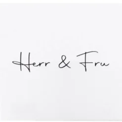 Kort 8x8 cm Herr & Fru
