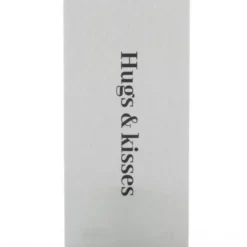 Kort 7,5x16 cm hugs & kisses