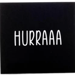 Kort 8x8 cm hurra