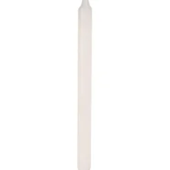 Kronelys 28 cm hvit