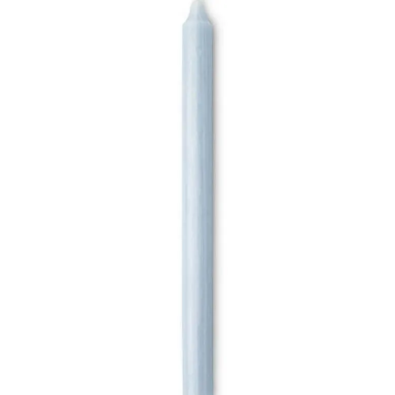 Kronelys 28 cm lys blå