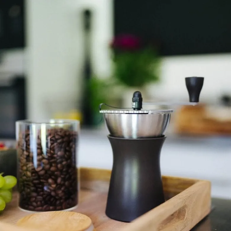 Kronos manuell kaffekvern 19 cm sjokolade