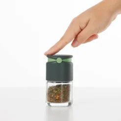 Krydderkrukke 0,1 L grå/klar