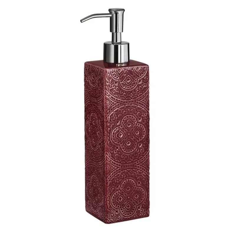 Kub Orient såpepumpe 6x25 cm vinrød