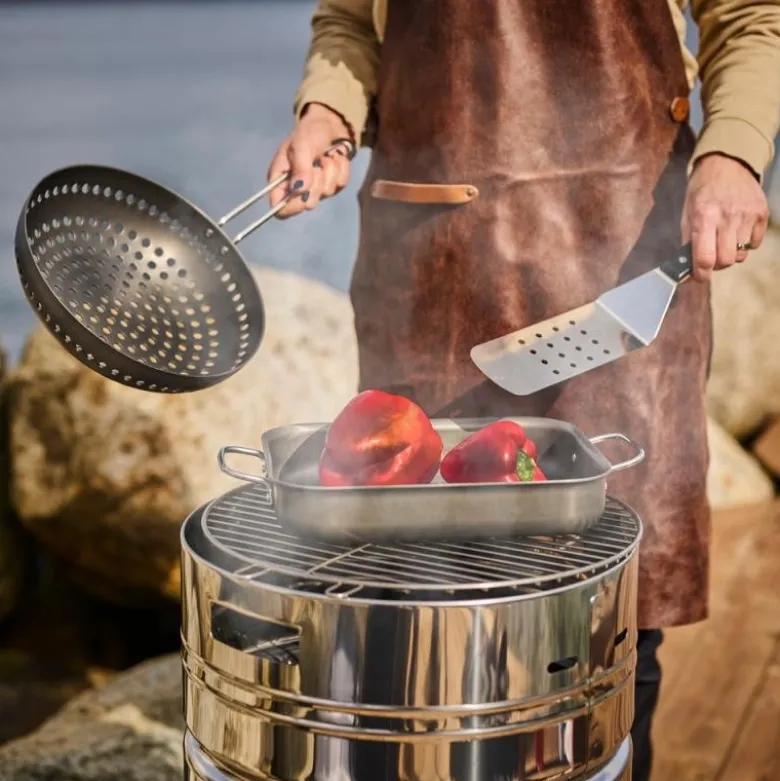 Kullgrill i rustfritt stål