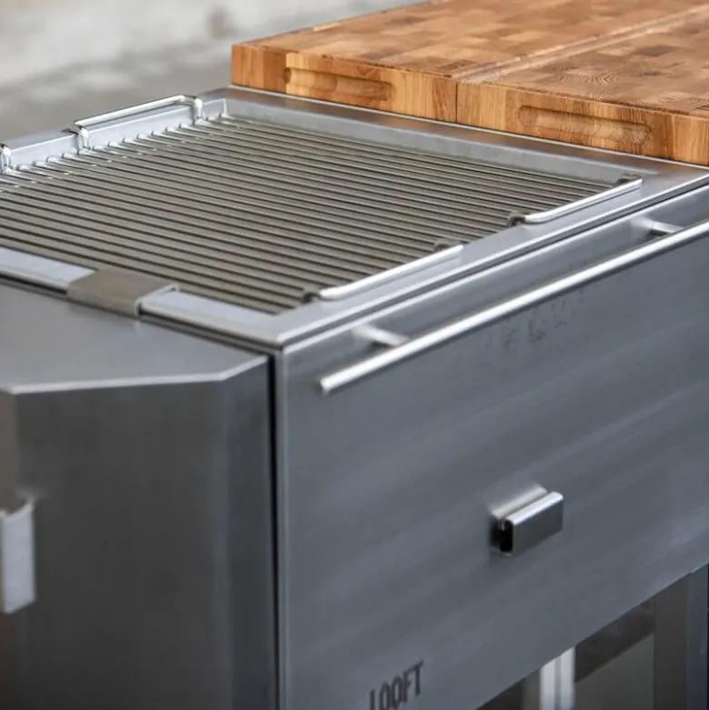 Kullgrill utekjøkken 90x50x50 cm rustfritt stål
