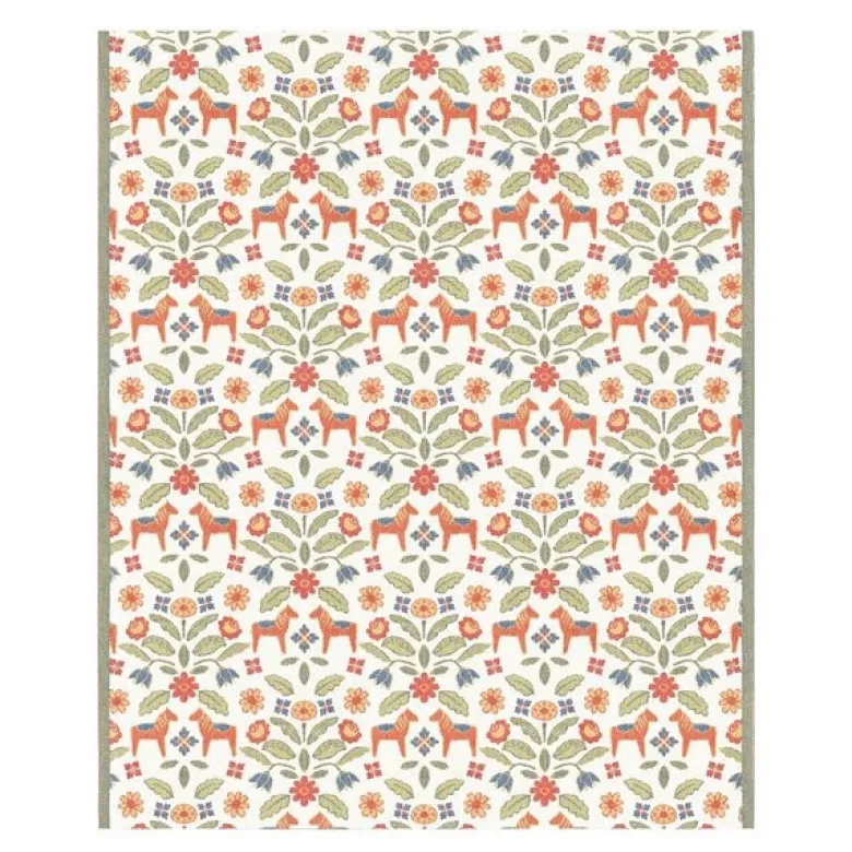 Kurbitsblom pledd 140x170 cm