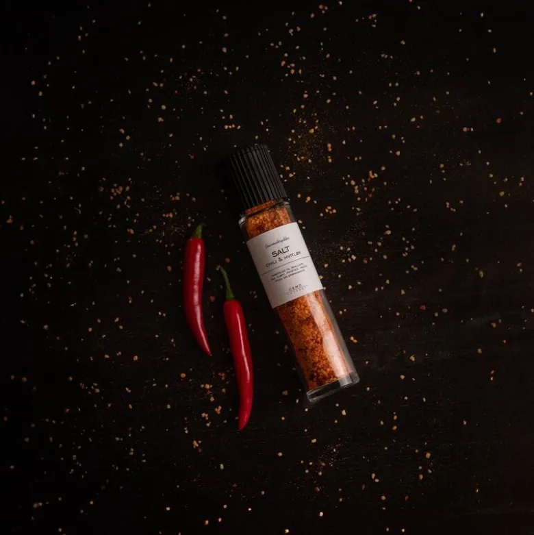 Kvern med chili og hvitløk 160g
