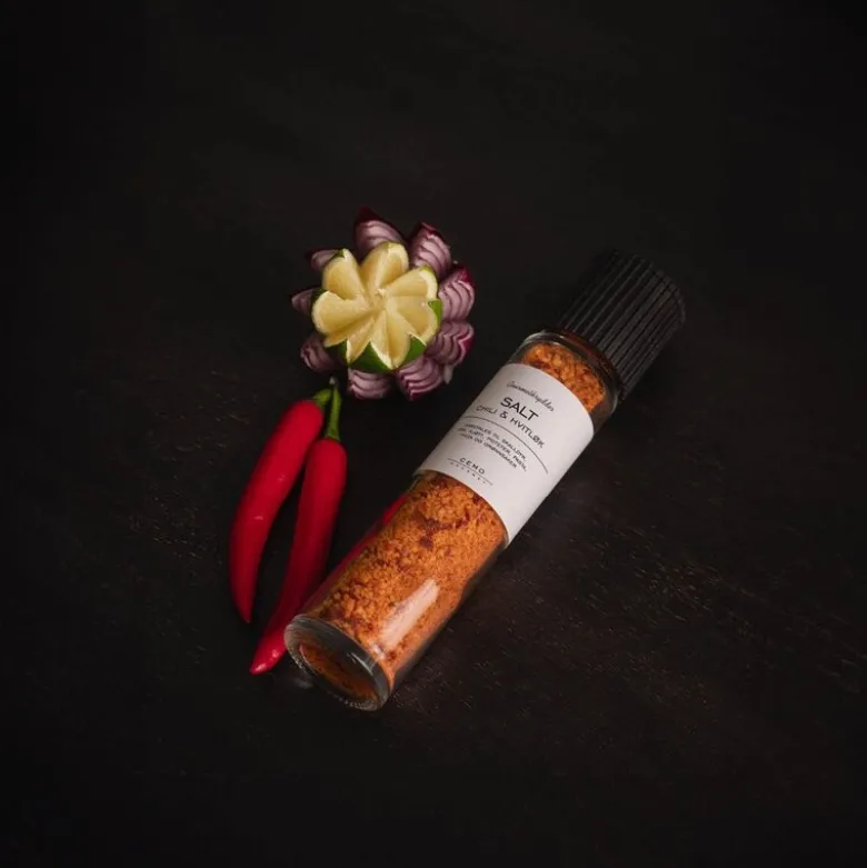 Kvern med chili og hvitløk 160g