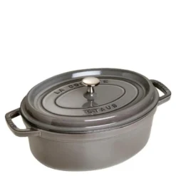 La Cocotte oval gryte 29 cm 4,2L grå